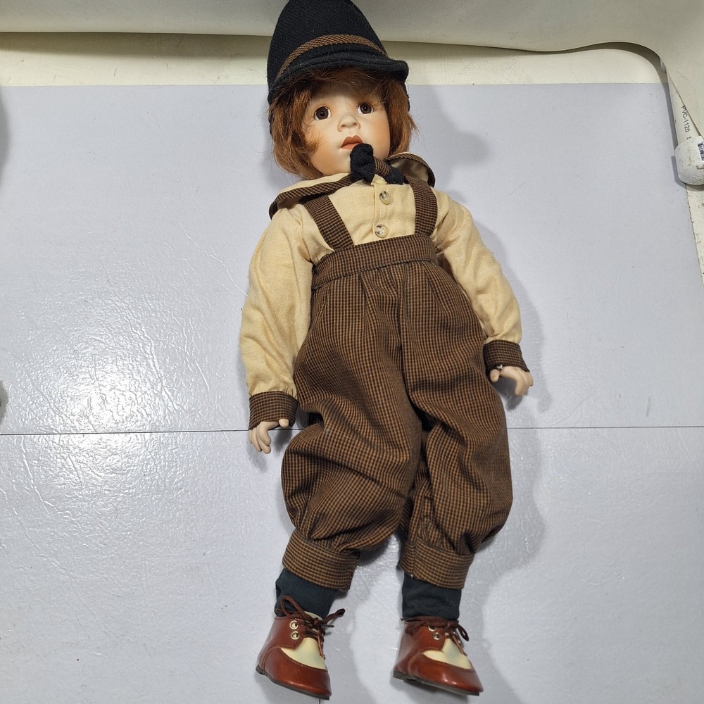 Franklin Mint DANNY 19" Porcelain Doll (1994) COCA-COLA HEIRLOOM Series